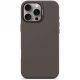 Decoded AntiMicrobial Silicone Backcover with MagSafe for iPhone 16 Pro Max - Dark Brown