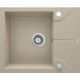 Single-bowl granite sink with drainer ZQN_711A 5908212041963