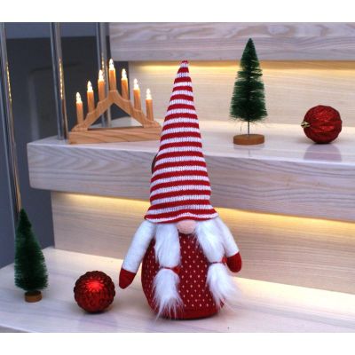 16. DECORATIVE GNOME CANDY GIRL 35CM