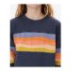 5. RIP CURL Melting Waves Crew Sweatshirt - Girl Navy Blue
