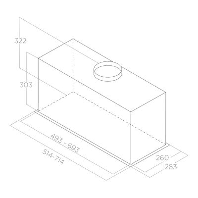 9. Built-in hood ELICA LANE BL/A/52 PRF0165830