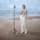 8. Wozinsky WRLD-00Y1S tripod tripod durable carbon steel tripod 1.7m matte - black