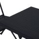 5. Small Black Forest garden furniture set | two chairs + black table