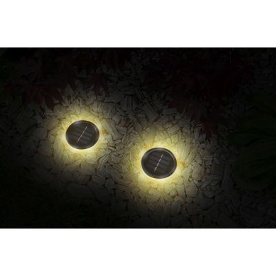 39. SOLAR DISC LAMPS FOR GROUND OR WALL MOUNTING 2 PCS