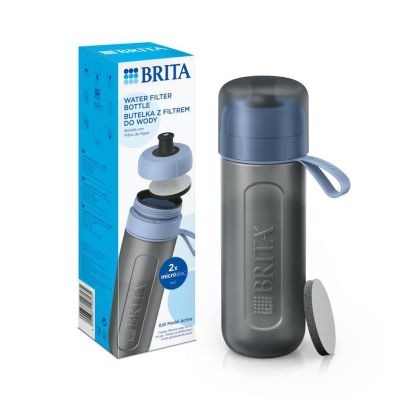 13. Brita Active Filter Bottle Pastel Blue 2 Discs