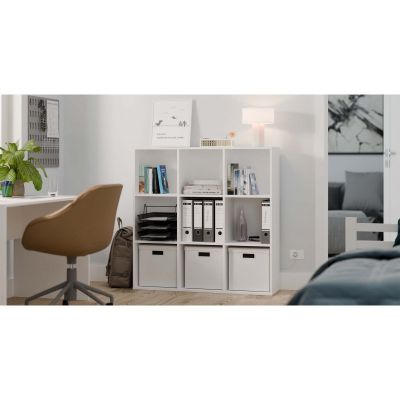 7. MALAX SHELVING 3x3 H WHITE