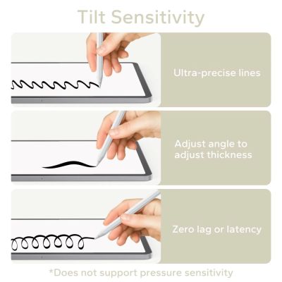 7. Tech-Protect Digital Magnetic Stylus Pen 3 Magnetic for iPad Tablet - White