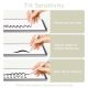 7. Tech-Protect Digital Magnetic Stylus Pen 3 Magnetic for iPad Tablet - White