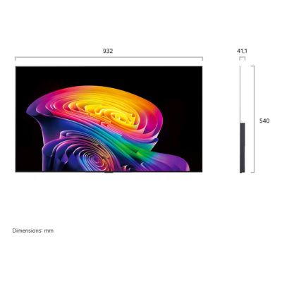 6. LG OLED evo AI OLED42C61LA 106.7 cm (42") 4K Ultra HD Smart TV Wi-Fi Black