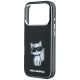6. Karl Lagerfeld IML Choupette Body Sketch Print MagSafe Case for iPhone 17 Pro / 18 Pro - Black
