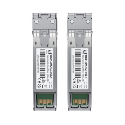 9. SFP+ Ubiquiti 10 Gbps Bidirectional Single-Mode Optical Module 2-pack