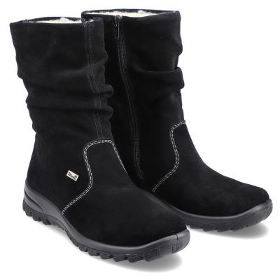 27. RIEKER W RKR130 insulated leather ankle boots