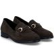 4. Women's brown suede leather loafers Rieker 46262-25