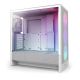 19. NZXT H5 Flow RGB Midi Tower White