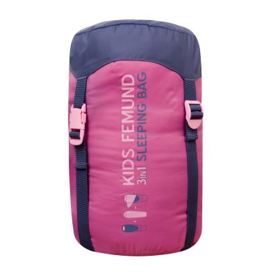 6. Trollkids Femund 3-in-1 sleeping bag mauve pink/purple blue/wild rose (695-242)