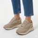 6. Leather sneakers suede beige shoes Filippo DP7728/26