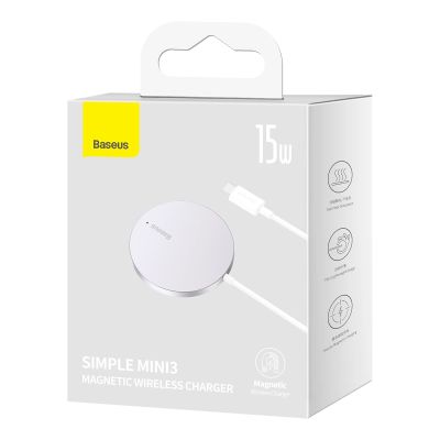 5. Baseus Simple Mini3 induction charger 15W silver