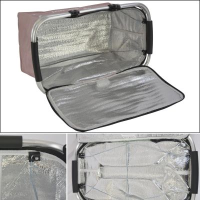 23. FOLDABLE THERMAL TRAVEL BASKET 35L REDCLIFFS PINK