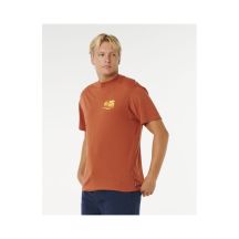 Men's RIP CURL Pacific Rinse Glass Off Tee Brown