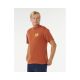 Men's RIP CURL Pacific Rinse Glass Off Tee Brown