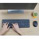 3. Logitech MK235 920-007931 Membrane Keyboard + Mouse Set (USB 3.0; gray; optical)