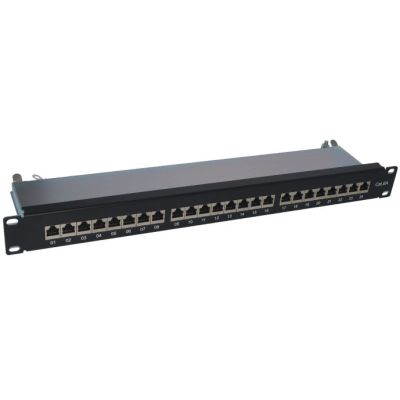 ALANTEC Patch panel 1U STP cat.6A 24 LSA ports