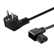 SAVIO CL-115 cable (C13 / IEC C13 / IEC 320 C13 M - Schuko M; 1.2m; black)
