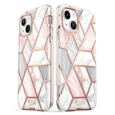 6. Supcase Cosmo iPhone 14 Plus Case - Pink Marble