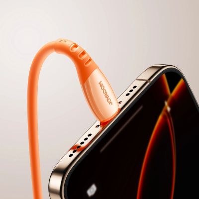 10. Joyroom S-A59 Vibrant Series 3A USB-A - Lightning cable 1.2m - orange