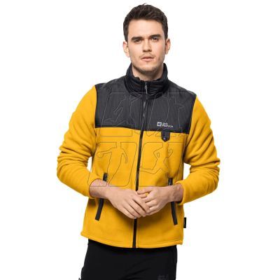 2. Jack Wolfskin Dna Grizzly Fleece FZ M sweatshirt 1709982-3802