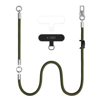 2. Tech-Protect C10S Rope Phone Lanyard - Green