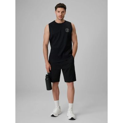 3. Men's sleeveless relaxed smooth t-shirt 4F 4FRSS26TSLEM330-20S