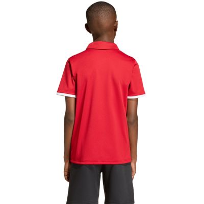 13. adidas Entrada 26 Polo T-shirt for kids red JZ6626