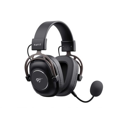 5. Havit 2.4G H2002YG Gaming Headphones (Black-Ochre)