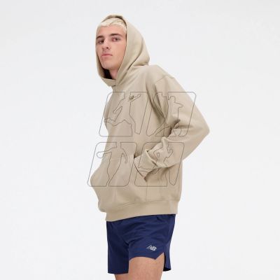 5. New Balance Athletics French Terry Hoo M MT41534SOT hoodie