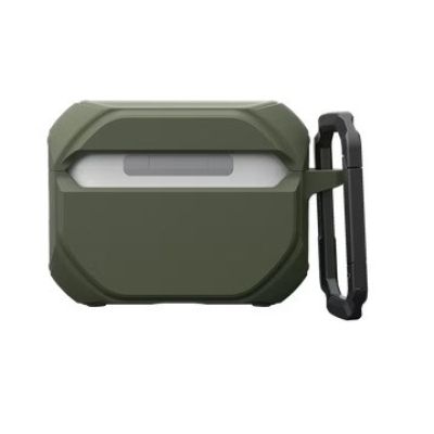 6. UAG Monarch – Protective Case for AirPods Pro 3 (olive/silver)