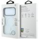 8. BMW Sign Frosted IML & Metal Logo MagSafe Case for iPhone 18 Pro Max / 17 Pro Max - Clear
