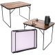 8. FOLDABLE CAMPING TABLE 80X60X70CM WOOD