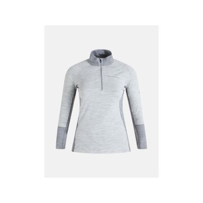 5. Peak Performance W Magic Half Zip Thermal Shirt Gray