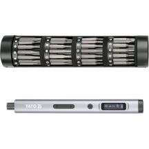 3.7 V Screwdriver and Bit Set, 61-Piece, YT-25769 YATO