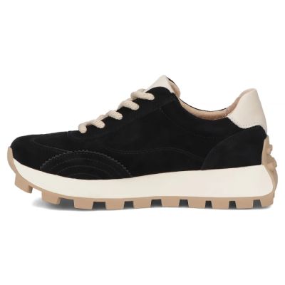 4. Leather platform sneakers black Filippo DP7498