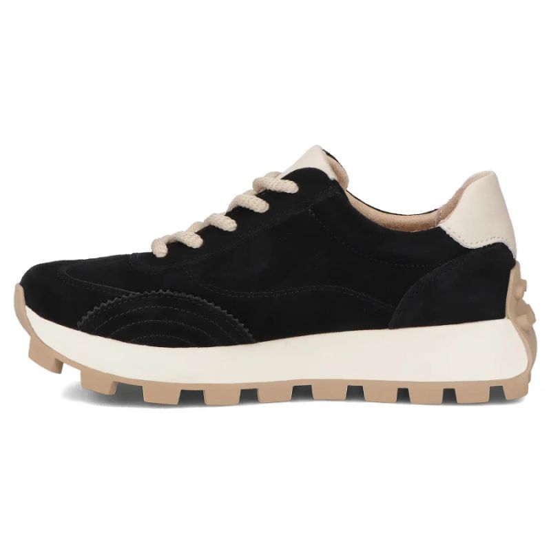 4. Leather platform sneakers black Filippo DP7498