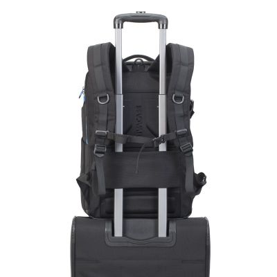 5. RIVACASE BACKPACK FOR LAPTOP FOR GAMERS 17.3" BORNEO, BLACK, GAMING, MADE OF WATERPROOF MATERIAL