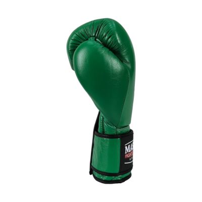 7. RBT-GREENSTRIKE Leather Boxing Gloves 12 oz Green