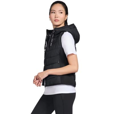2. Skechers GO Shield Performance Elite Hooded Vest JA212-BLK Black L