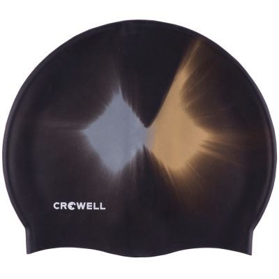 3. Crowell Multi-Flame-08 Silicone Swimming Cap