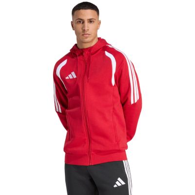 Men's adidas Tiro 26 League Sweat Full Zip Hoodie red KF9106