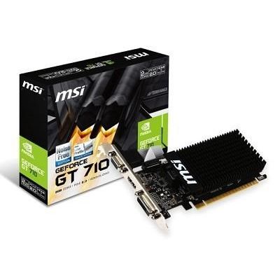 4. MSI GF GT 710 2048MB DDR3/64b V/H/D PCI-E LP