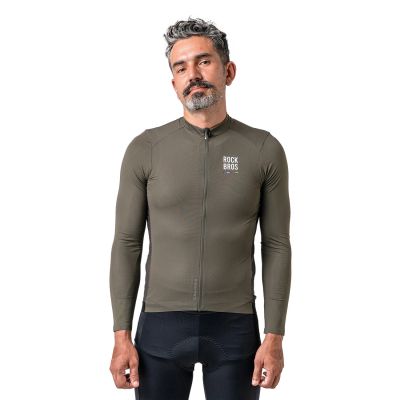 4. Rockbros 15220003002 ROAD TO SKY men's long sleeve cycling jersey S - green