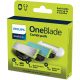 2. Philips Norelco OneBlade OneBlade QP936/50 Blades: 1 × 360, 1 × Anti-Friction, 1 × SkinProtect
